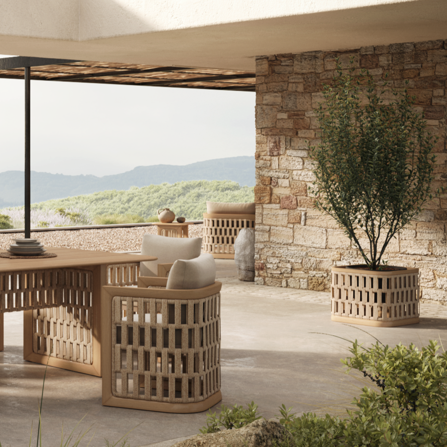 N2 Planter Light Teak